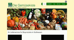 Desktop Screenshot of diegemuesekiste.de