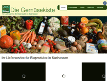 Tablet Screenshot of diegemuesekiste.de